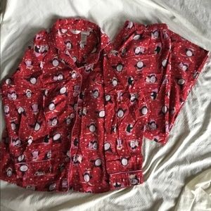 Adonna Women's Penguin Pajama Set